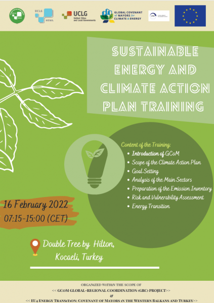 Sustainable Energy and Climate Action Plan Training
